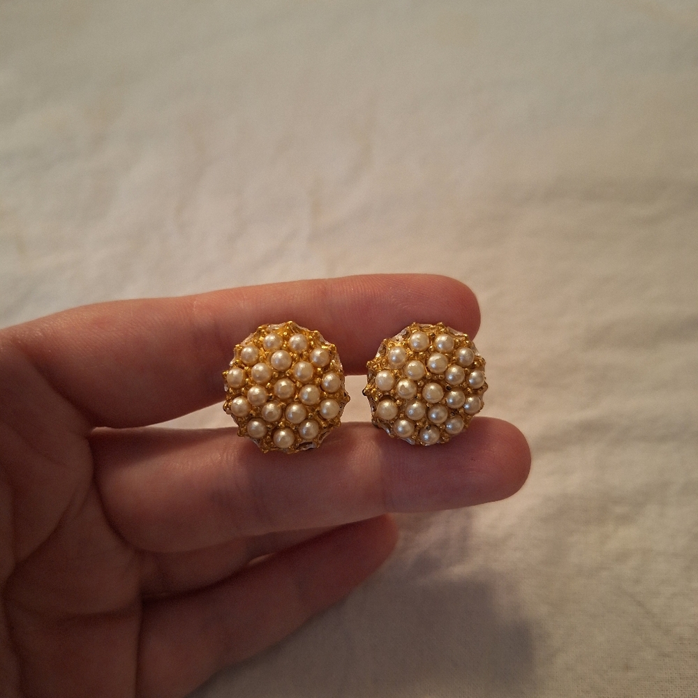 Vintage Pearl Earrings